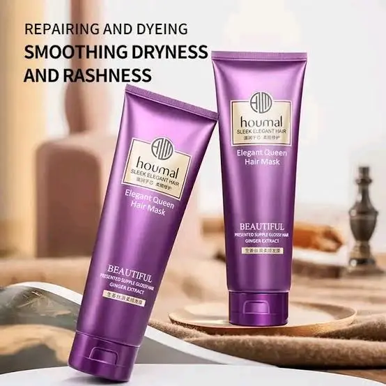 HOUMAL HAIRMASK HAIR MASK CONDITIONER KERATIN RAMBUT SMOOTHING CREAM PELURUS RAMBUT Haircare Perawatan Shampoo Creambath Penghitam Lepek Vitamin Ketombe Kering Sampo