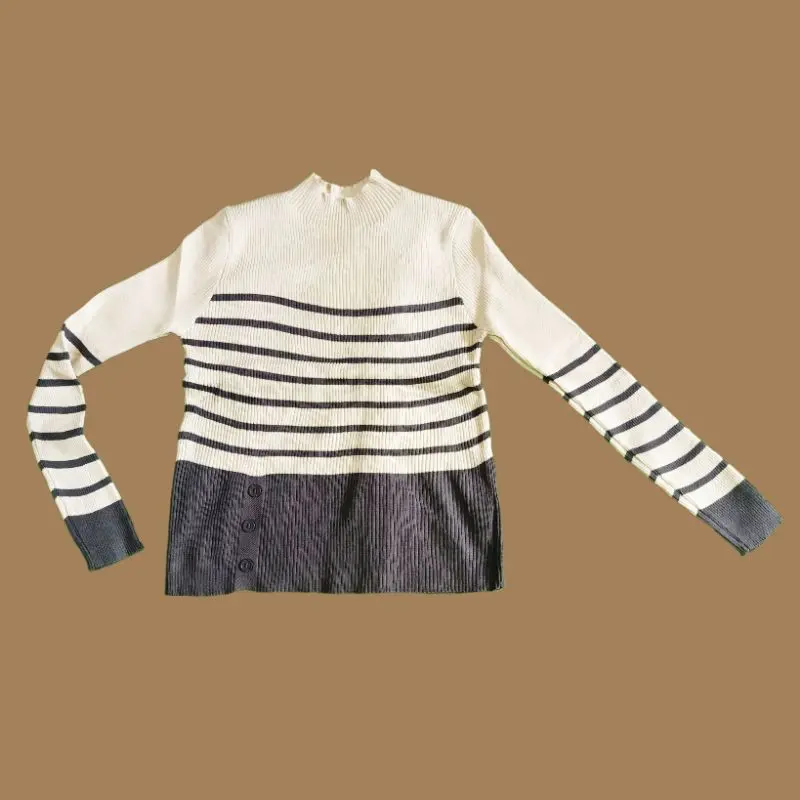 Baju Wanita Sweater Rajut Knit Top Long Sleeve Import Handini Fashion 6