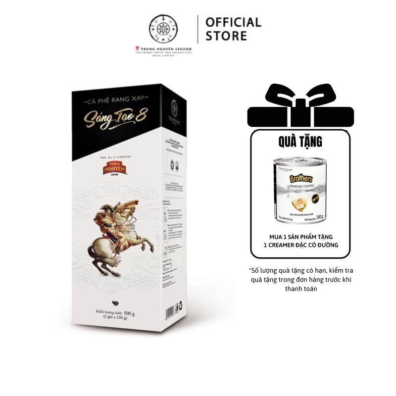 Trung Nguyên Legend Coffee, Cà phê Rang Xay Sáng tạo 8 - Hộp 500gr Cafe