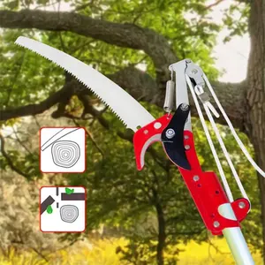 High Branch Scissors Gunting Dahan Tarik Pisau Tali Multifungsi Gergaji Kayu.