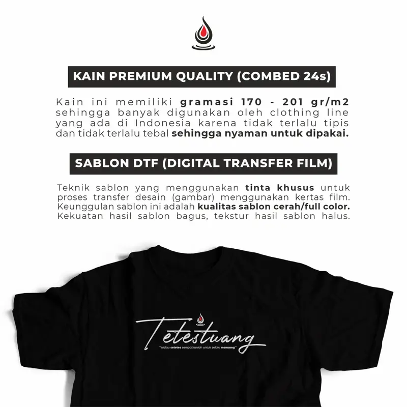 Tetestuang Kaos Aku yo Anggota | Kaos Kata-Kata | Kaos Dakwah | Kaos Santri | Kaos Distro katun combed 24s - QTS 63 Panjang Pria Sablon Baju Tshirt Pendek Polos Hitam 4