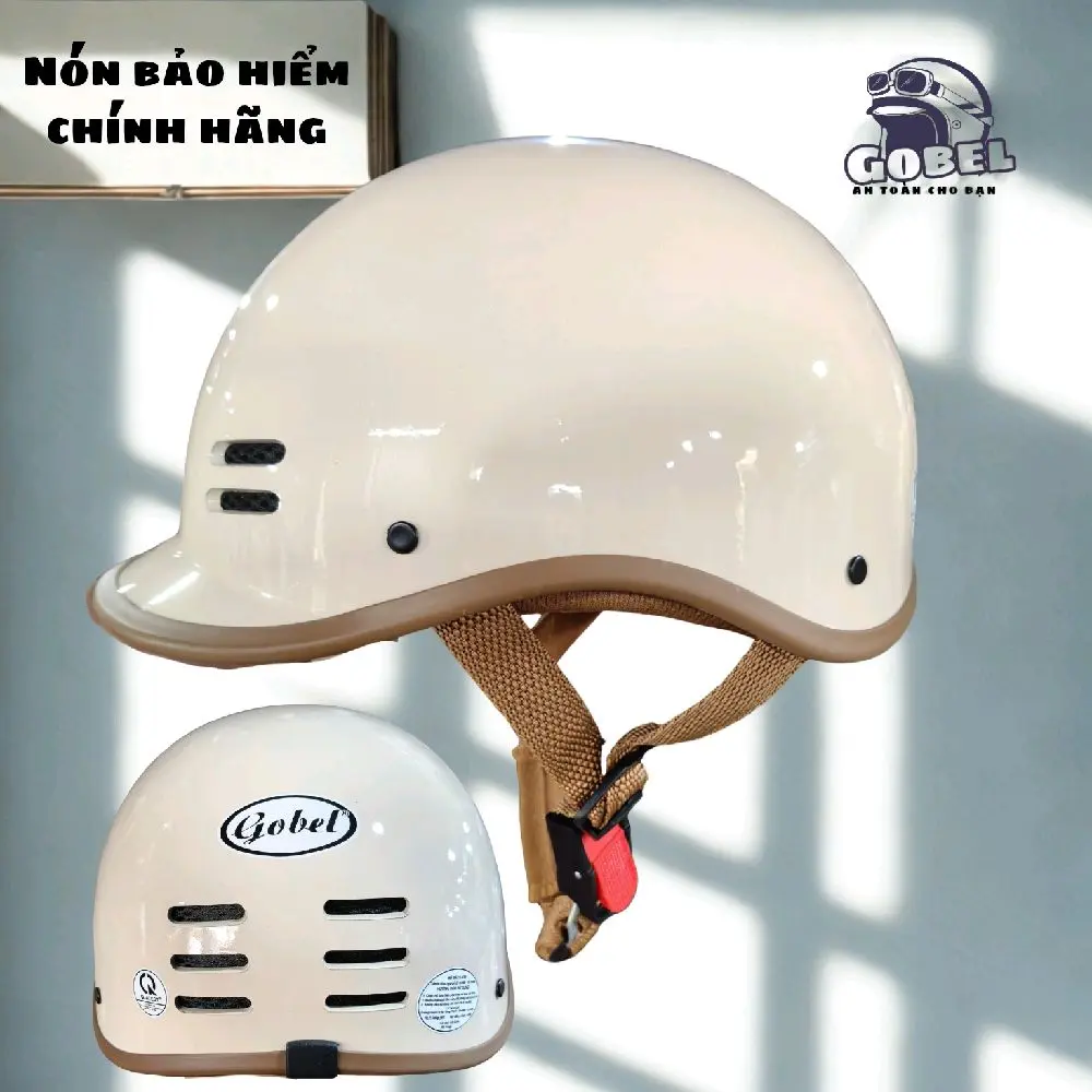 GOBEL Nón bảo hiểm Cá Heo Người Lớn, free size 58cm, sản phẩm cá heo 10 lỗ