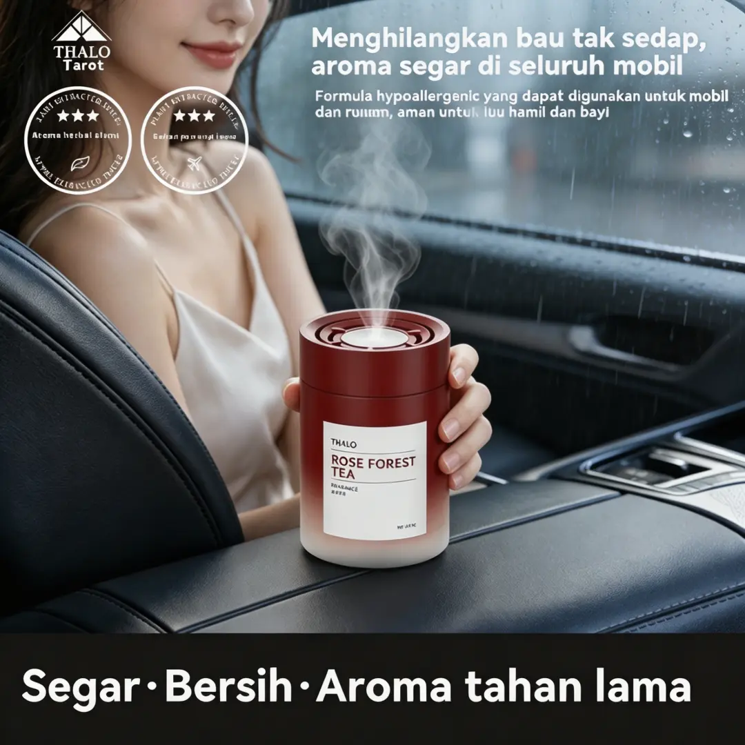 Car Fragrance Parfum Gel Mobil Tiga Varian Aroma Mewah Populer, Daya Tahan Aroma Sangat Panjang, Hapus Bau Buruk Kendaraan Dengan Sempurna, Komposisi Alami Hypoallergenic Tanpa Irritan, Desain Portabel Anti Tumpah, Cocok Untuk Semua Jenis Mobil