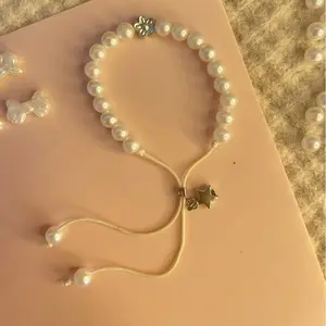 Starlight Garden-Gelang serut manik mutiara imitasi elegan simple 001.G