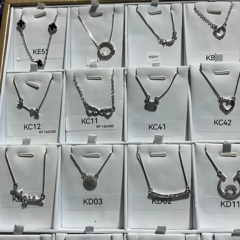 Kalung dewasa perhiasan silver 925 1