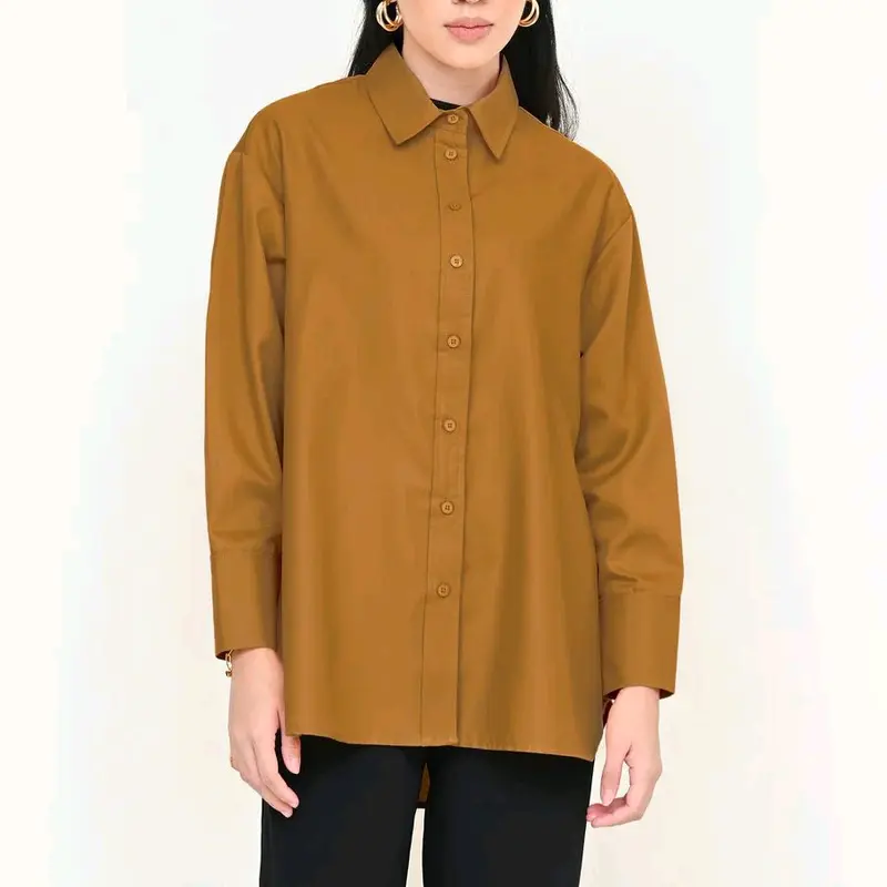 Geulis Piper Shirt Katun Anti dengan Kancing Full Depan 1