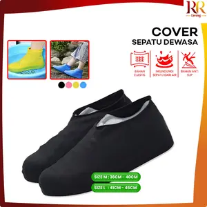 [COD] RR C897 Cover Sepatu Anti Air Unisex Bahan Karet Silikon Sarung Sepatu Hujan Waterproof / Pelindung Sepatu Anti Air Jas Pelapis Sepatu Tahan Air Dari Hujan