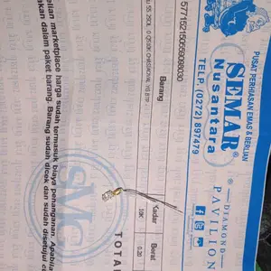 Liontin Emas Chasia Oval Gold 10K Semar Nusantara