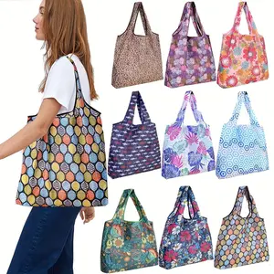 Tas Belanja Lipat  Kantong Belanja Ramah Lingkungan Shopping Bag Reusable Bag Tas Lipat Serbaguna