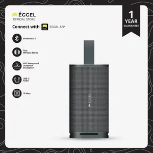 Eggel Play 2 Waterproof Portable Bluetooth Speaker