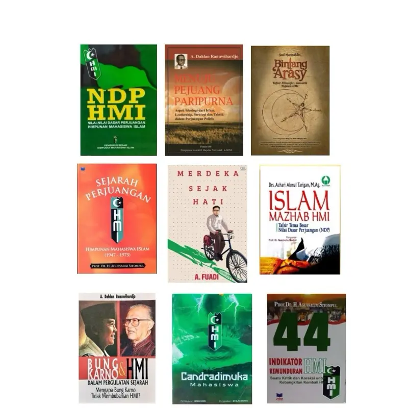 PAKET LENGKAP BUKU DAN MATERI HMI