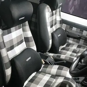 Vorix Bantal Leher & Pinggang Memory Foam Ergonomis | Lumbar Support Mobil, Kantor & Gaming | Tersedia Satuan & One Set