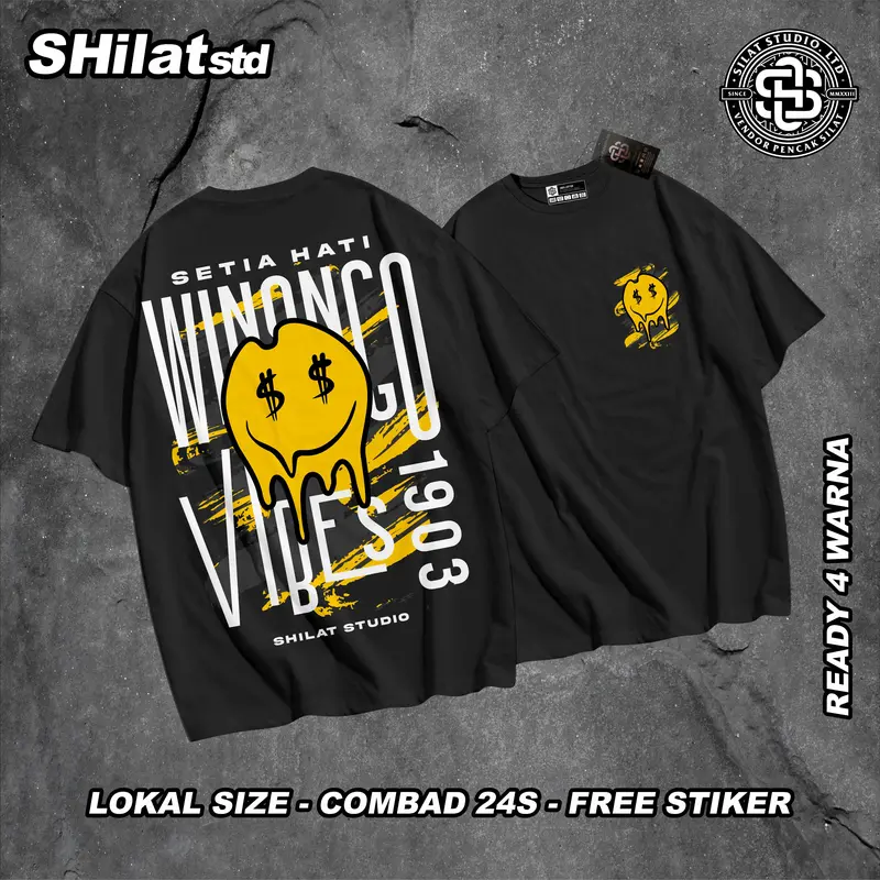 Shilatstudio kaos Pshw SETIA HATI WINONGO VIBES 1903 culture premium tshirt lawasan keren 0