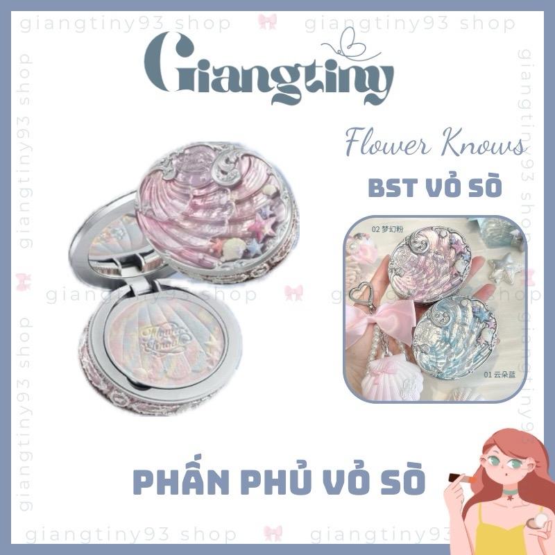 Flower Knows Hoa Biết BST Vỏ Sò Shell's Jewel Phấn Phủ Nén Mịn