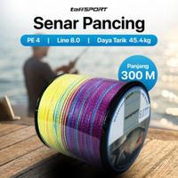 Gambar TaffSPORT Senar Tali Pancing 4 Braided Fishing Line Strong PE 300M - DM3 - Number 0.4# dari Taffware Official Store Kota Administrasi Jakarta Barat 2 Tokopedia
