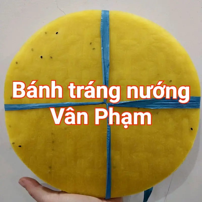 1,1kg( 50 cái )bánh tráng nướng màu vàng chuẩn vị Đà Lạt 0