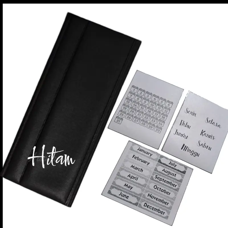 DOMPET DISIPLIN KEUANGAN + STIKER THERMAL Wanita Kartu Kulit sintetis 4