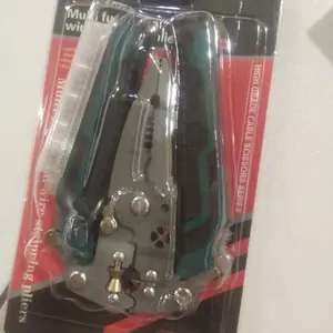 Tang Lipat Multifungsi+Tespen 27 in 1  Pemotong Kabel - Pengupas, Dekrustasi, Anti Shock, Bahan Krom