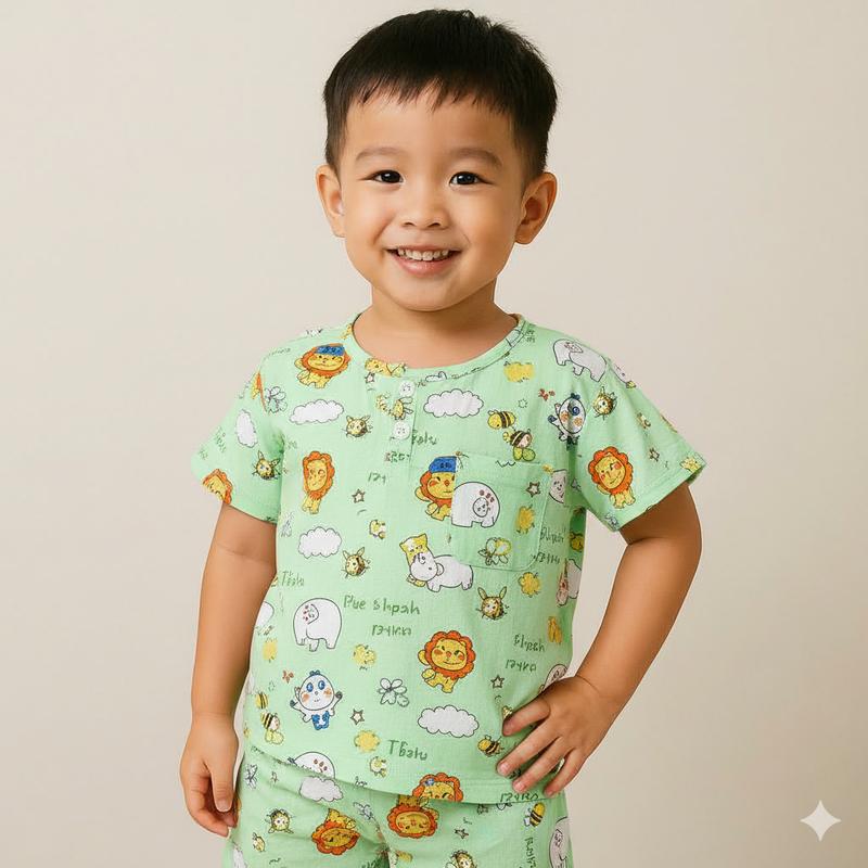 Hanie Kids Combo 2-3-5 Bộ Đồ Bộ Tole Lanh Bé Trai Có Tay Màu Ngẫu Nhiên Dễ Thương Form Áo Rộng Rãi Có Tay Giữ Mồ Hôi Thấm Tốt An Toàn Cho Da Bé #quanao #cotay #dotole
