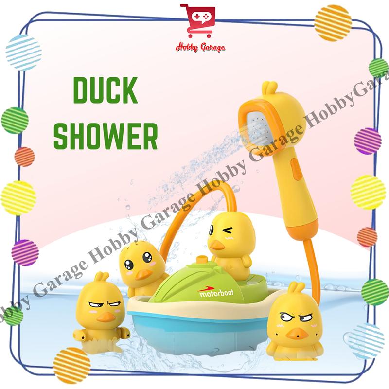 Mainan mandi anak duck shower kepala bebek semprotan air sprinkler 1