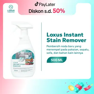 Loxus Instant Stain Remover Pembersih Pakaian, Sofa dan Sepatu Berbahan Kain, Kanvas, Mesh dan Bahan Kain Lainnya Stainless