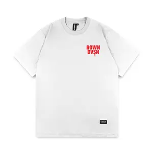 Rown Division Kaos Lengan Pendek || Dropperium White T-Shirt