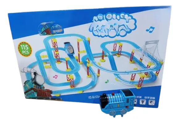 [IM] Mainan Anak Thomas And Friends Rail Kereta Api Muter 360 Derajat Set Hadiah 3