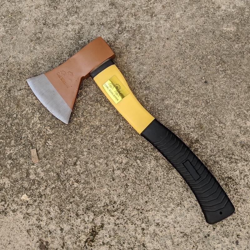 Kapak Belah Kayu Kampak CARL SCHLIEPER Gagang Fiber Lapis Karet 600 Gr Cap Mata Anti Karat Tajam Baja Berkualitas 2