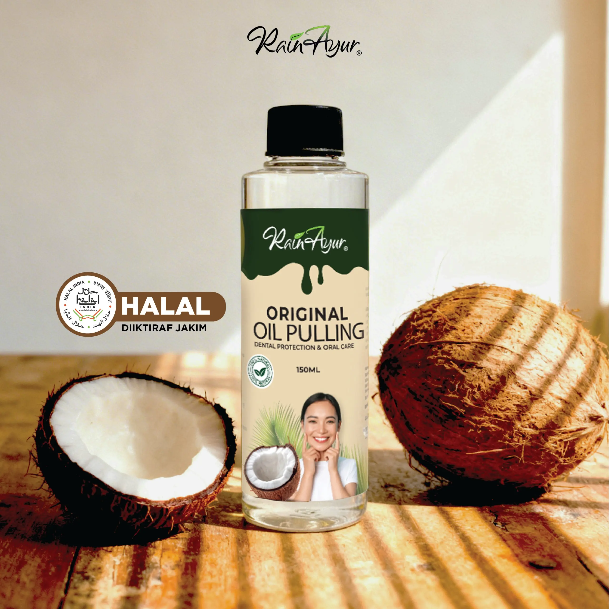 RainAyur Alcohol-Free Oil Pulling