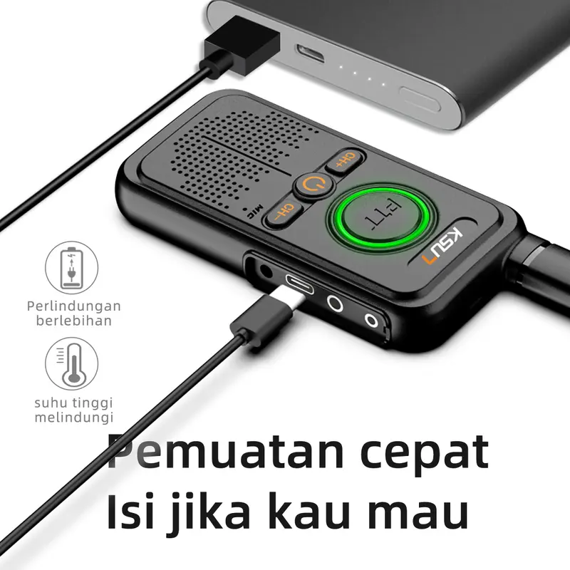 KSUN ht jarak jauh 5km murah walkie talkie UHF  handy talky 4200mAh 4