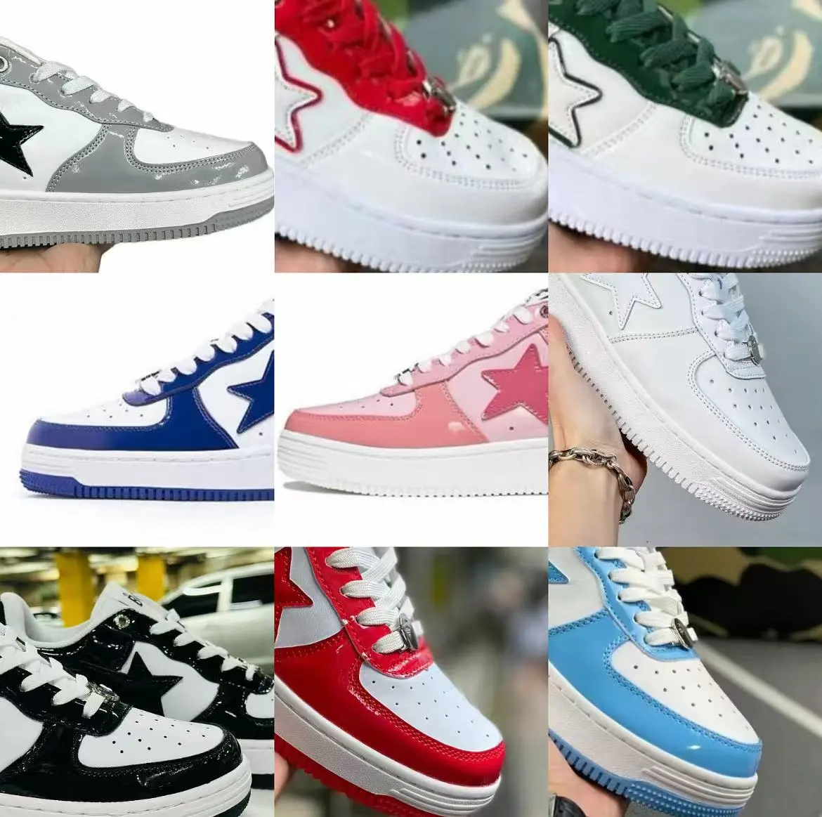 Hot sale 36-45 size be-pa Casual shoes low top breathable hole leather sneakers men and women sports casual shoes