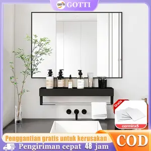 SERBA SERBU CERMIN KAMAR MANDI YANG DIPASANG DI DINDING WASTAFEL