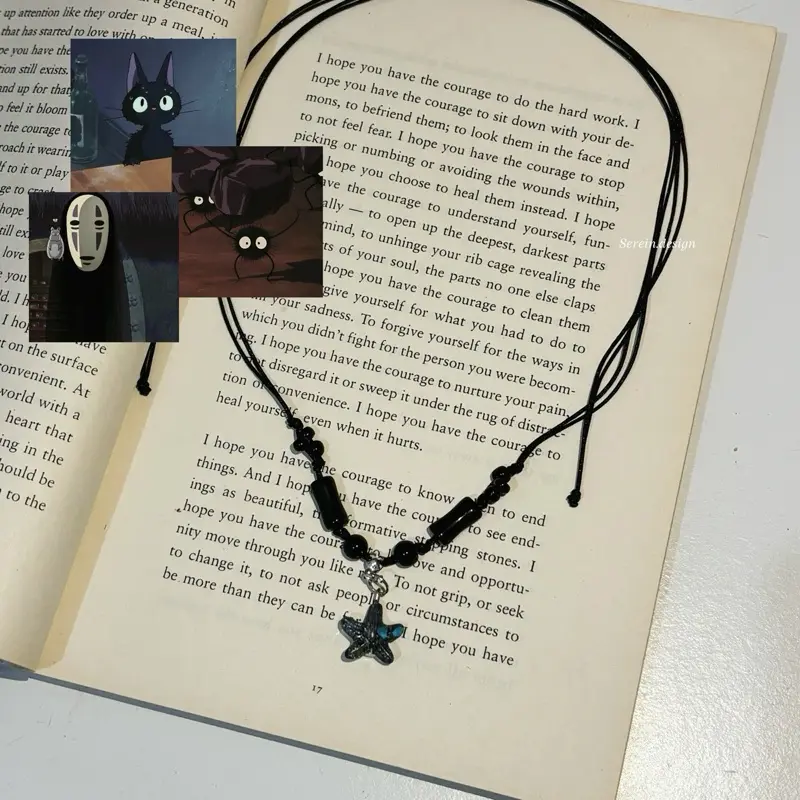 [COD] Serein | Kalung Karakter Ghibli | Ghibli Character Kalung Tali | Kalung Tali