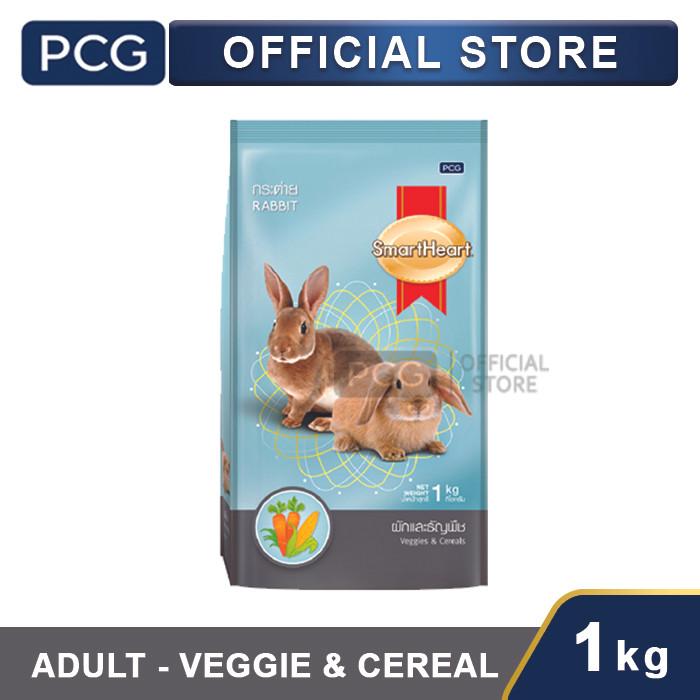 Gambar SmartHeart Makanan Kelinci Kering Rabbit Food Adult Veggie & Cereal Flavor 1 Kg dari SmartHeart Indonesia Kota Administrasi Jakarta Timur Tokopedia