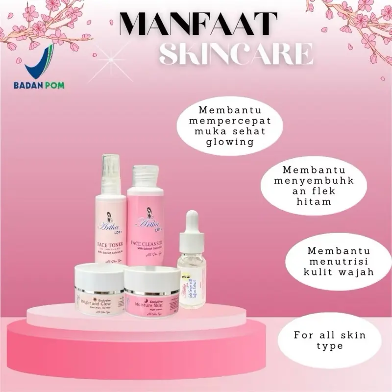 SERUM WAJAH ARTHA LDT + / 1 PCS SERUM, Serum Mencerahkan Dan Melembabkan Kulit Wajah 2