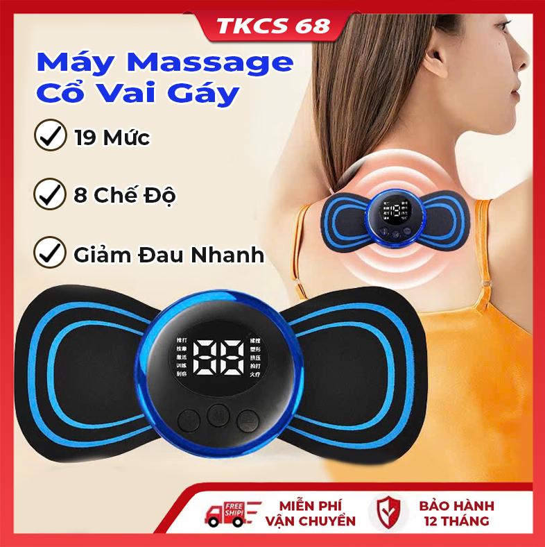 Máy massage cổ vai gáy, miếng dán xung điện mát xa bằng sung điện giảm đau nhức…