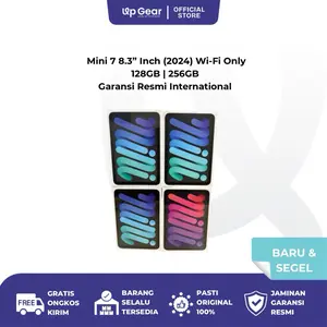 APPLE New iPad Mini 7 (2024) 128GB 256GB 512GB WiFi Only Garansi Resmi Apple Internasional