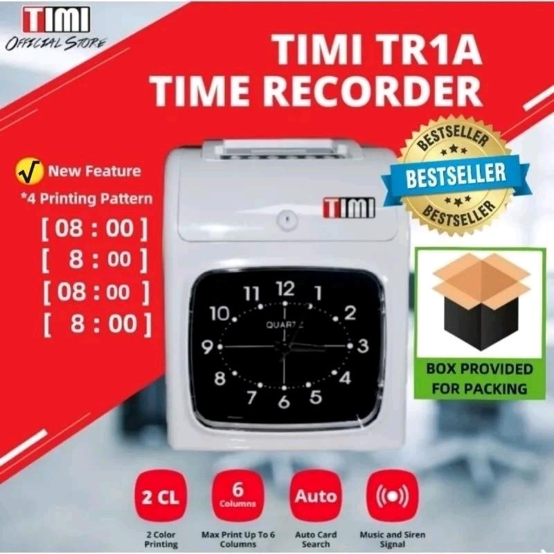 Tim Tim Machine TIMI TR1A Punch Card Machine / TIMI Time Recorder Machine - TikTok Shop ...