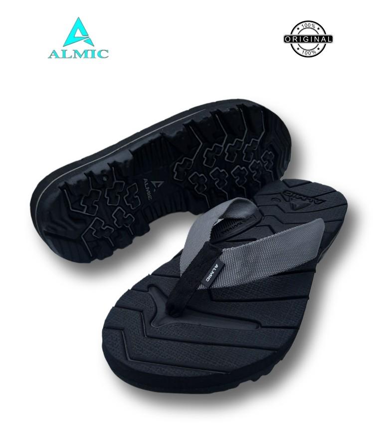 Product Introduction of ALMIC-Sandal Jepit Gunung Adventure Biokov 2.5 Original Grey Sendal Jepit Outdoor Pria Wanita Karet Hitam 48
