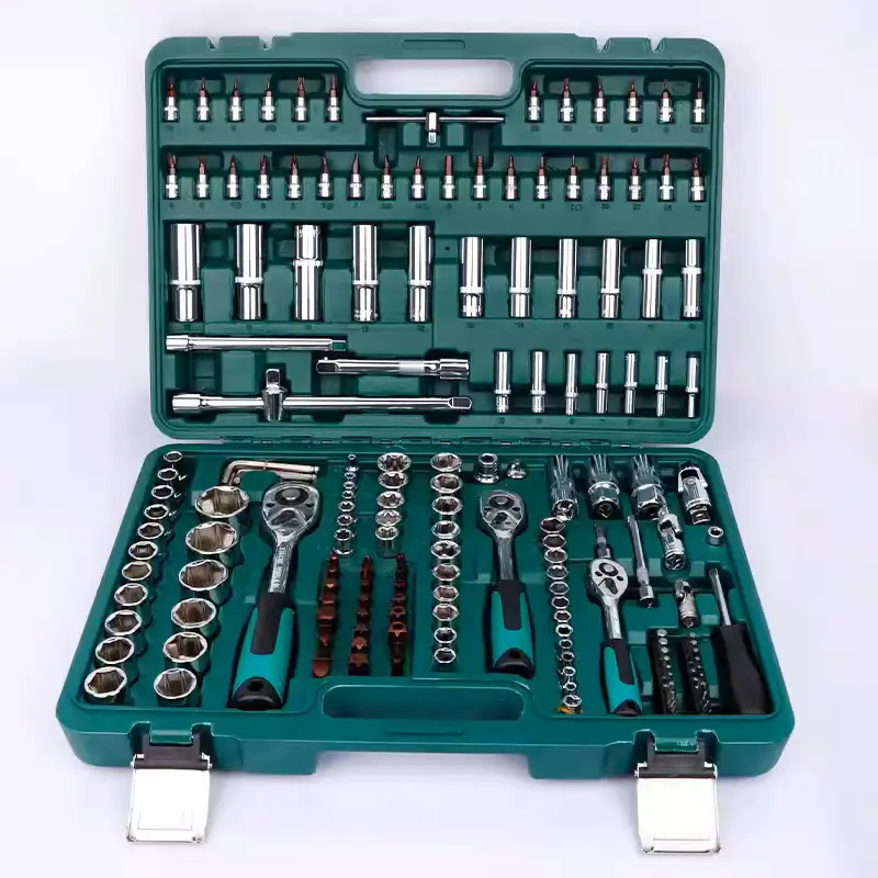 Reaim tool kit Set alat Kunci Sok set 61pcs/kunci pas Set 8-19mm 1/2 kunci Mata Sok lengkap Kombinasi 1/2 72gigi 6