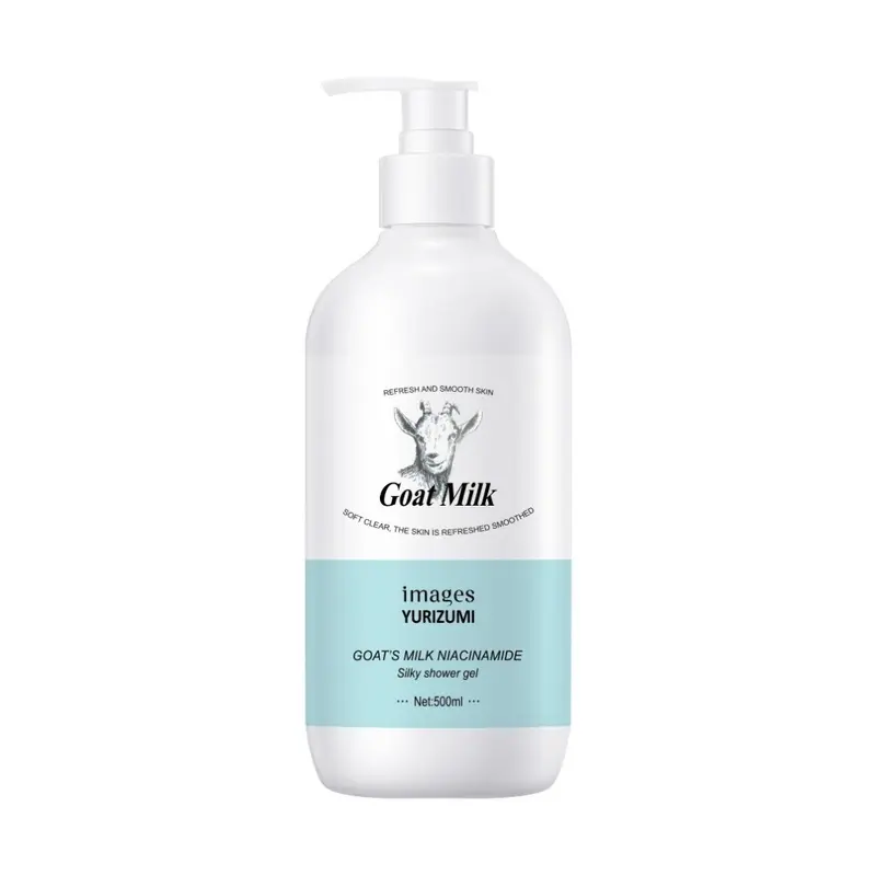 Goats Milk Whaitening Soap Sabun Mandi Cair Pemutih Kulit Seluruh Badan Dan Wajah - Sabun Mandi Viral 500ml 1