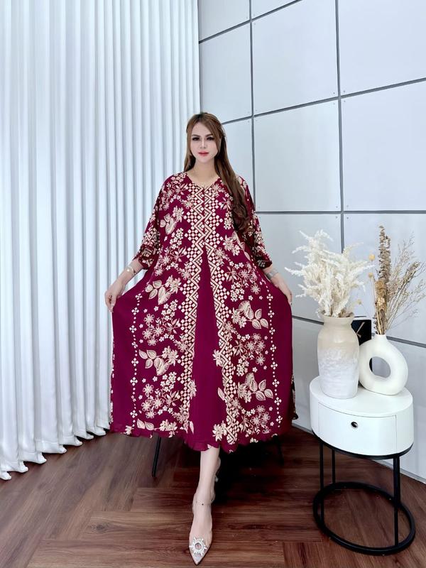 BARU Milia Dress Daster Wanita Terbaru Model Daster Jumbo Rempel LD 160 PB 123 - Casual 5