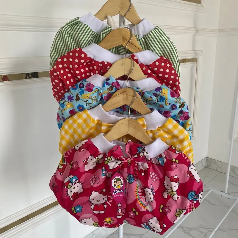 BELI LOKAL || Isi 5 Celana Balon Anak Perempuan Usia 6 Bulan Sampai 2 Tahun Katun Cewek Newborn Bayi 2