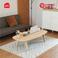Gambar PIRA -  NABE CT120 Meja Tamu / Meja Makan Lipat Lesehan / Meja Belajar Lipat Lesehan - NABE CT120 PRO OAK dari PIRA Kab. Gresik 3 Tokopedia
