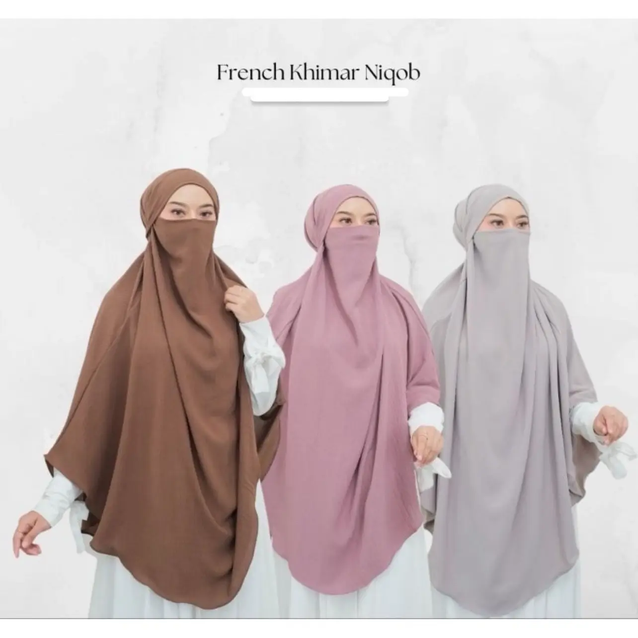 ￼HIJAB FRENCH KHIMAR/KHIMAR NIQAB INSTAN SYAR’i