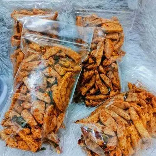 BASRENG VIRAL BANDUNG SUPER PEDAS RASA DAUN JERUK Cemilan Keripik Snacks Food Goreng Makanan 7