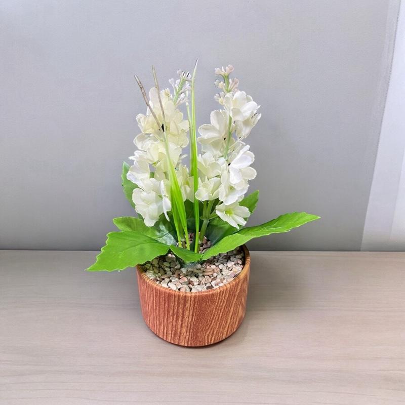 Paket 3pcs bunga lavender artificial dengan vas aesthetic 2