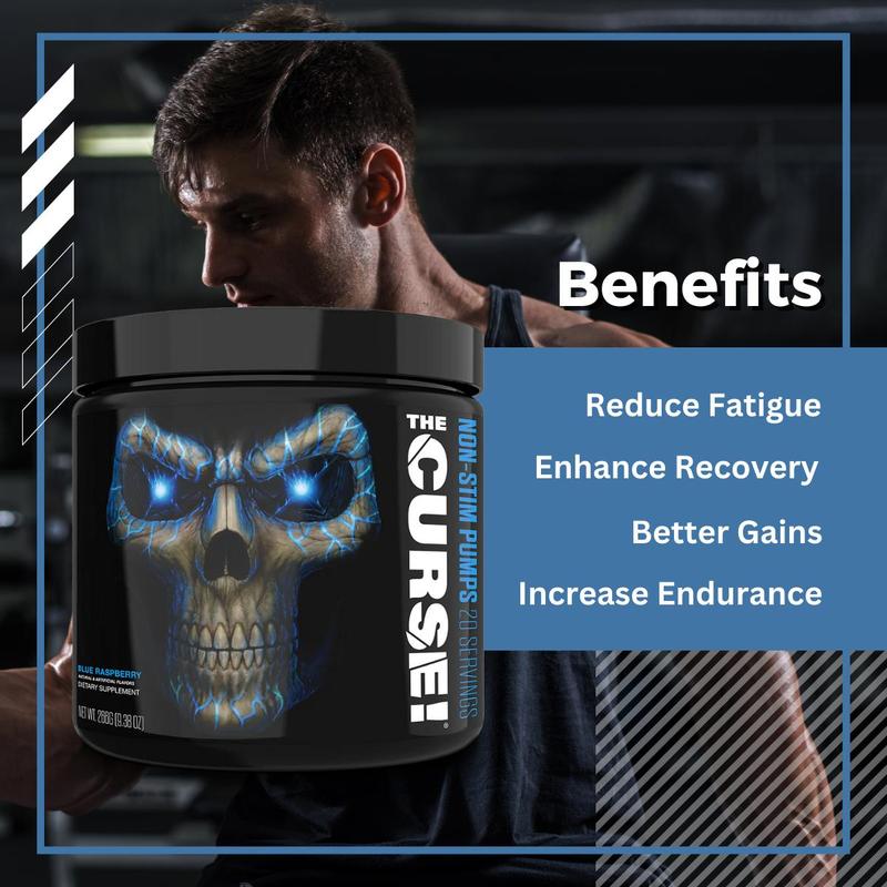 Product Introduction of JNX Sports, The Curse Non-Stim Pumps, Pre- Workout, 20 servings (266g) 1