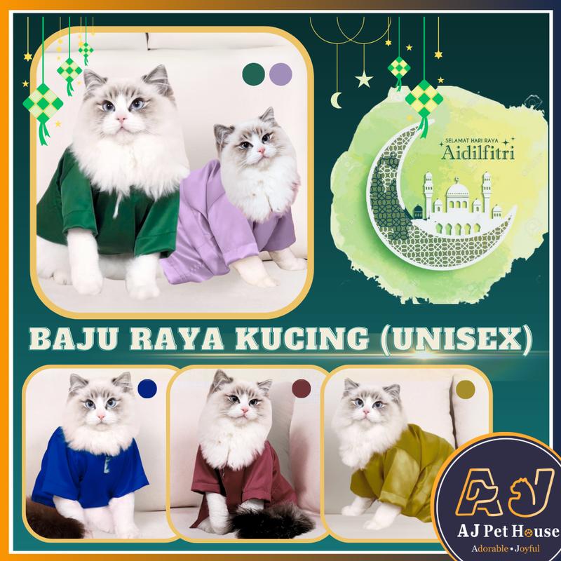AJPET Baju Raya Kucing 2025 Baju Melayu Kucing Baju Raya Kucing ...