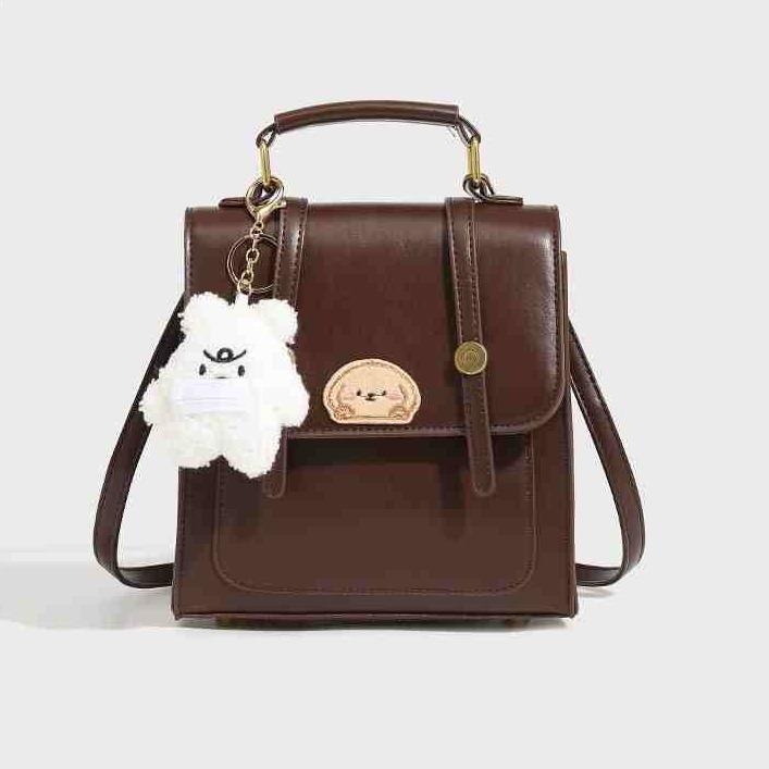 Ransel Remaja Gaya Korea Fashion Ransel Kanvas Kasual Ransel Wanita backpack laptop Ransel Laptop Sekolah 2